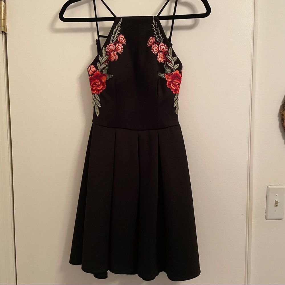 B.Darlin Black Sleeveless Junior Dress size 1/2